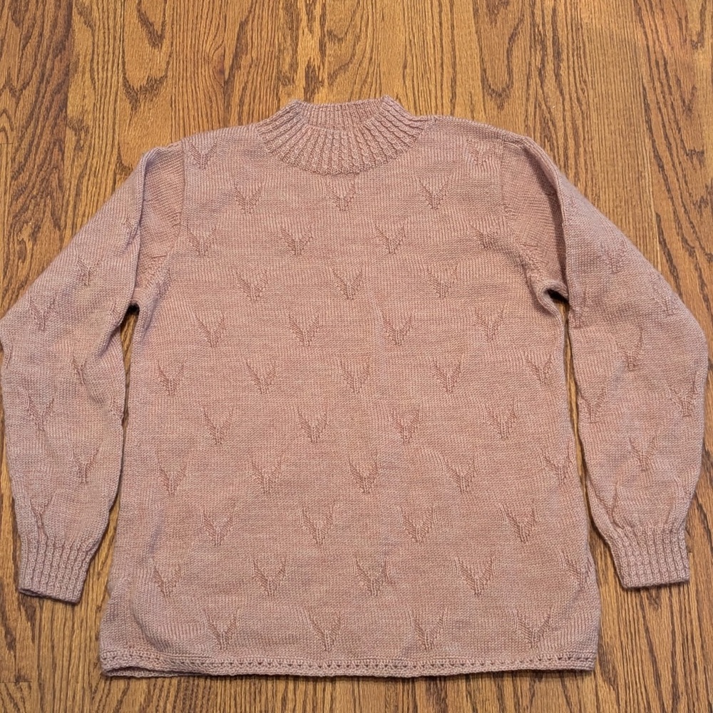 Wool or Wool-feeling blend Handmade Sweater